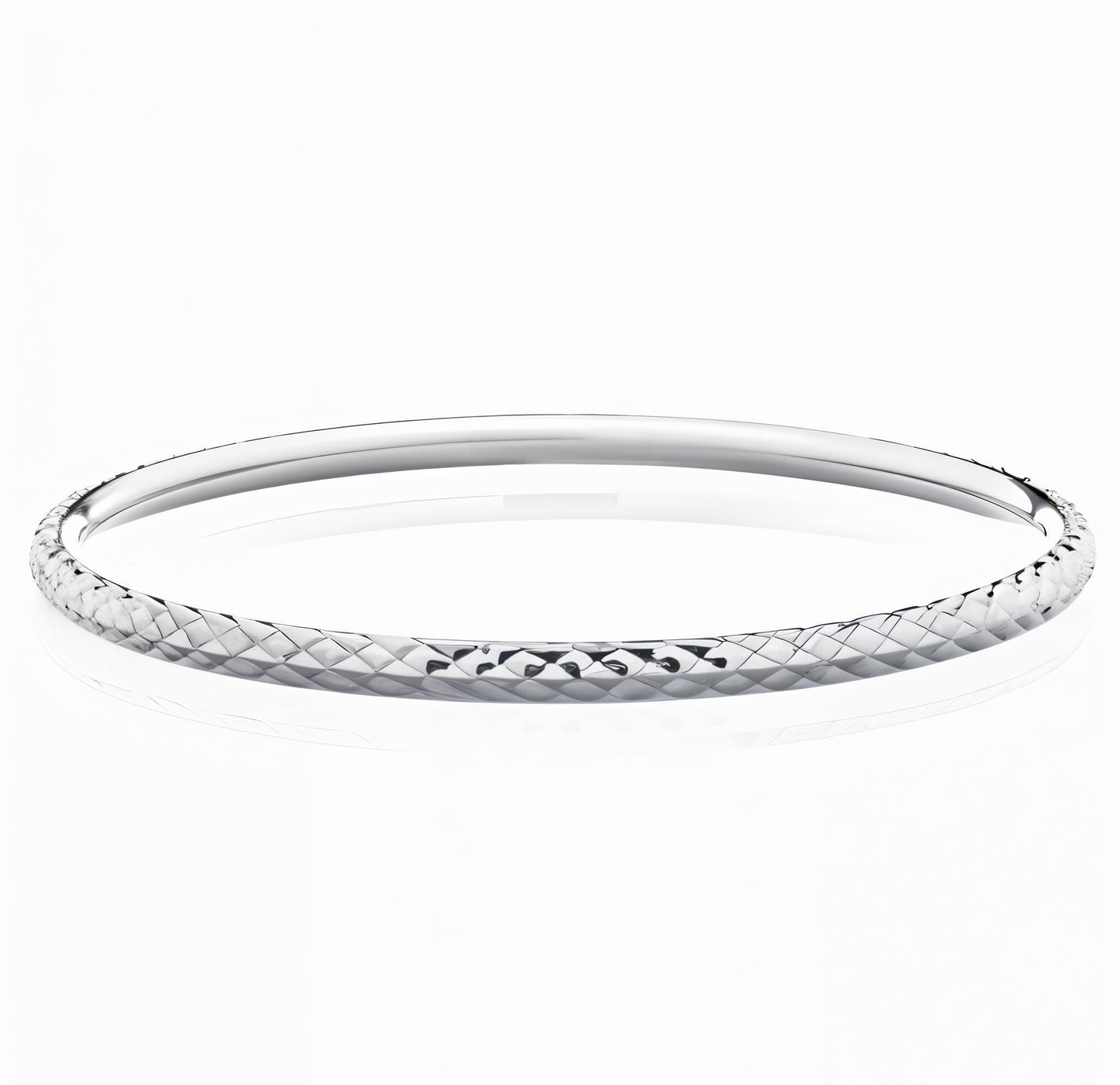 Curved Diamond Bangle