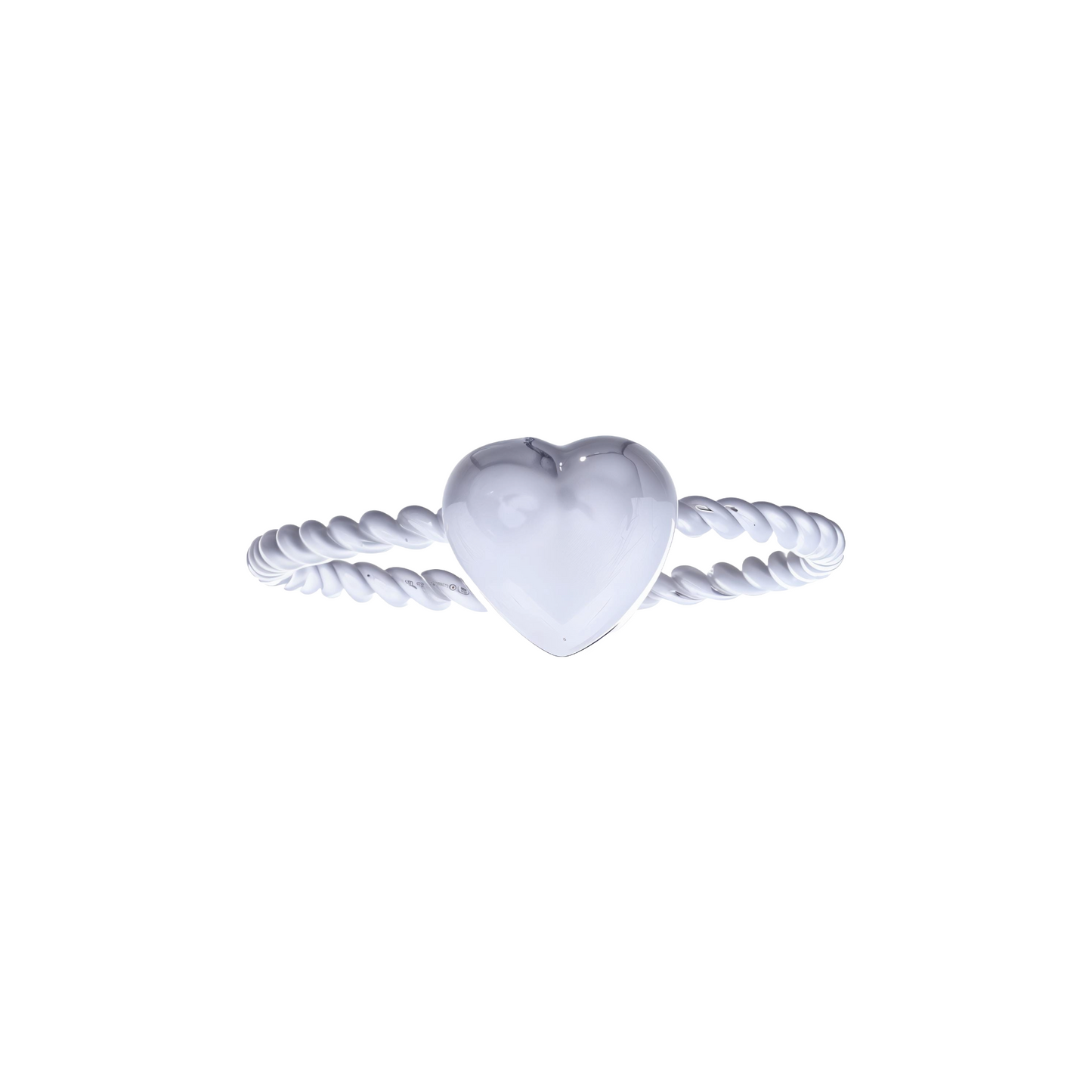 Twisted Rope Heart Ring