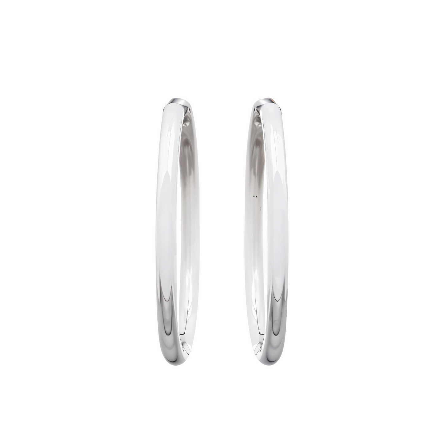 Silver Hoops