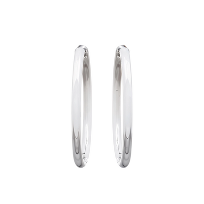Silver Hoops