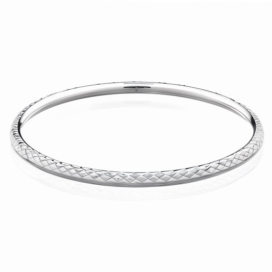 Curved Diamond Bangle