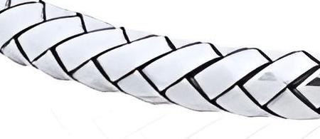 Silver Braided Bangle