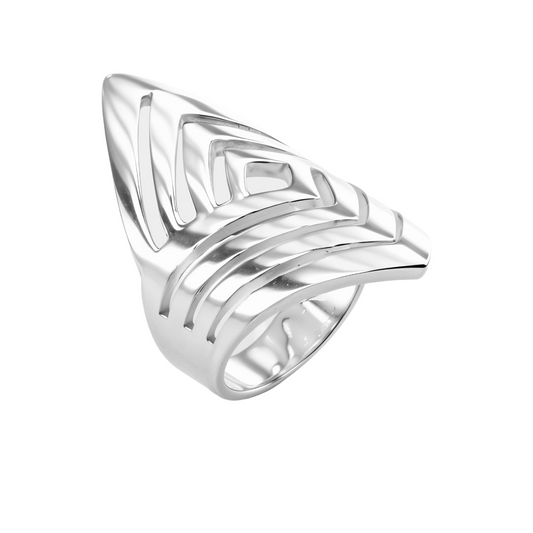 Silver Diamond Ring