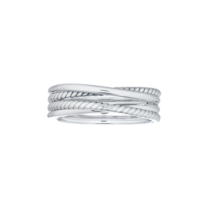 Knotted Silver Ring