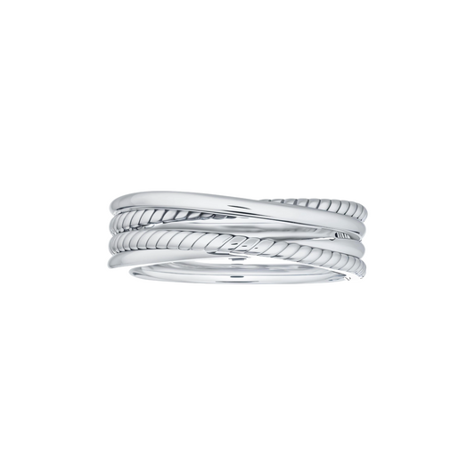 Knotted Silver Ring