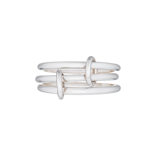 Wire Locked Triple Ring