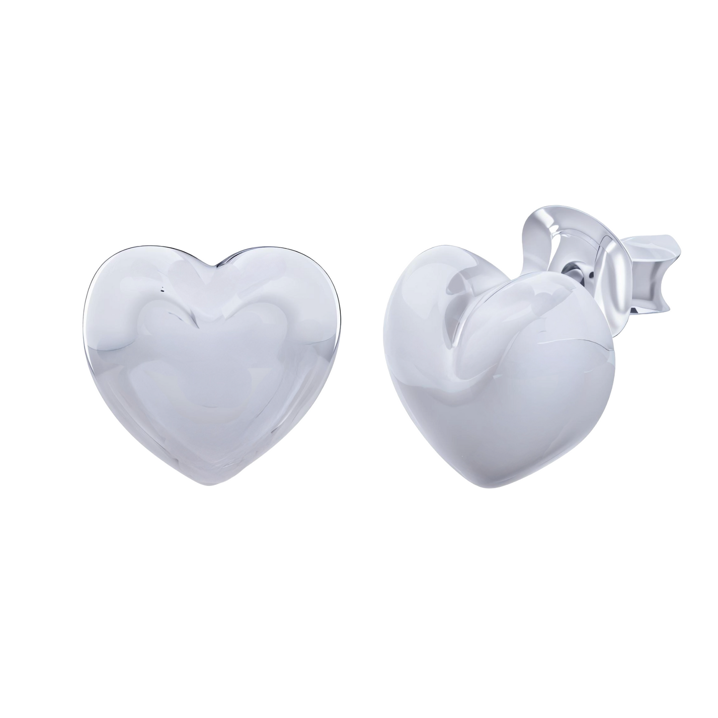 Puffed Heart Earrings