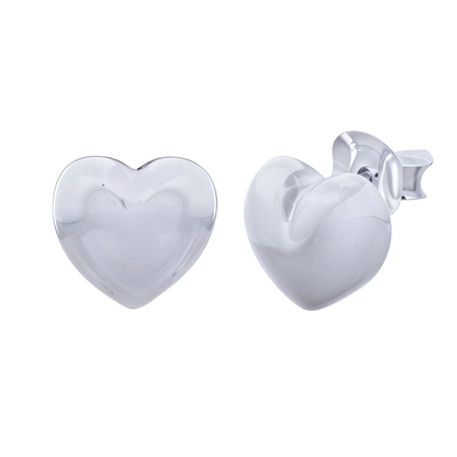 Puffed Heart Earrings