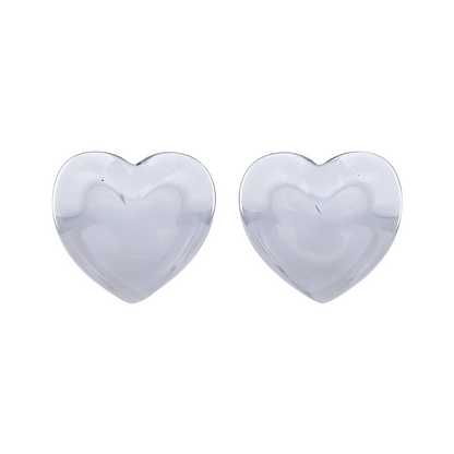 Puffed Heart Earrings