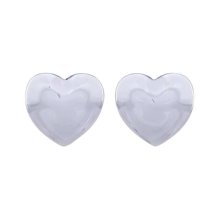 Puffed Heart Earrings